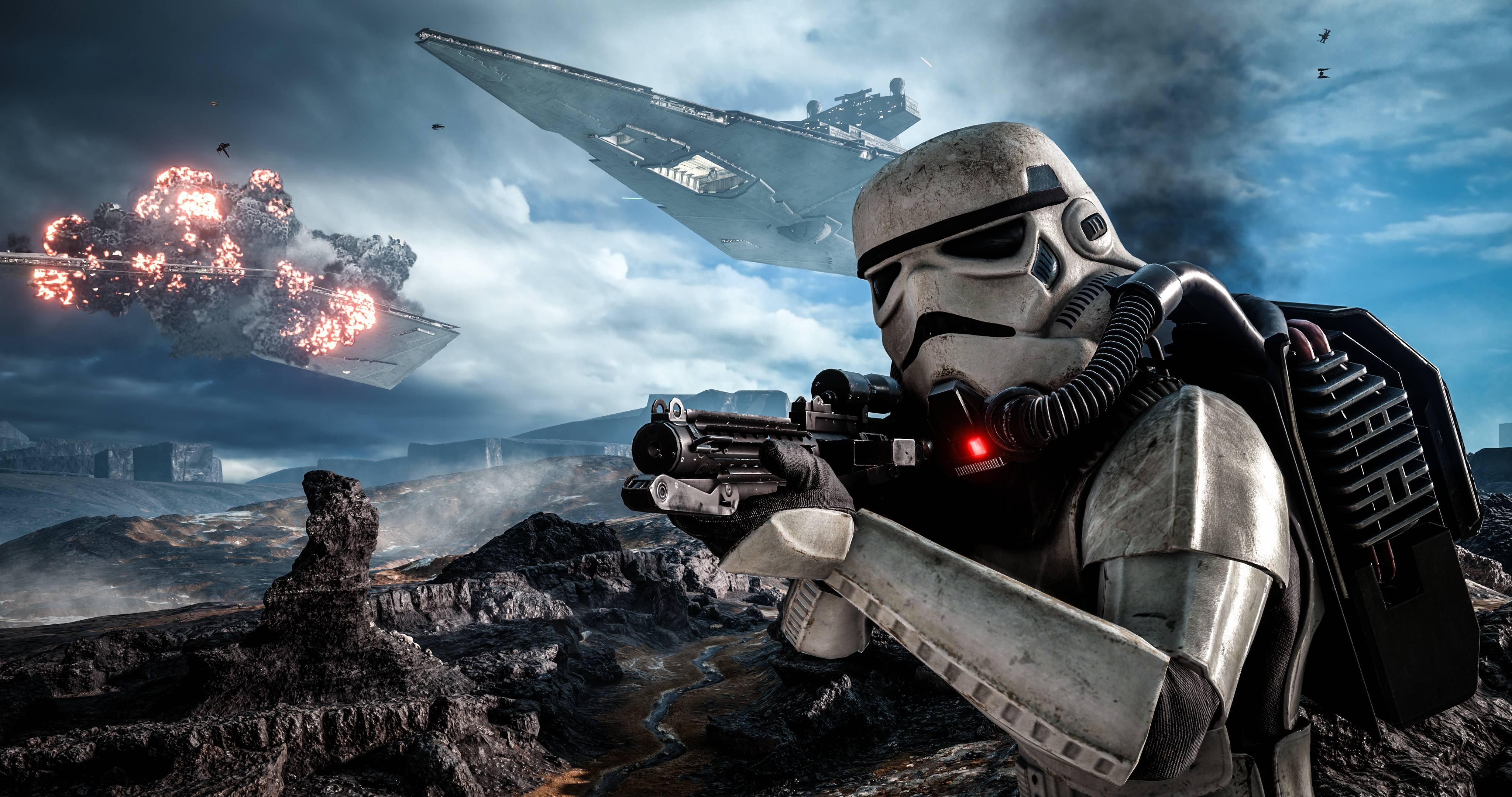 star, Wars, Battlefront, Sci fi, 1swbattlefront, Action, Fighting, Futuristic, Shooter Wallpaper