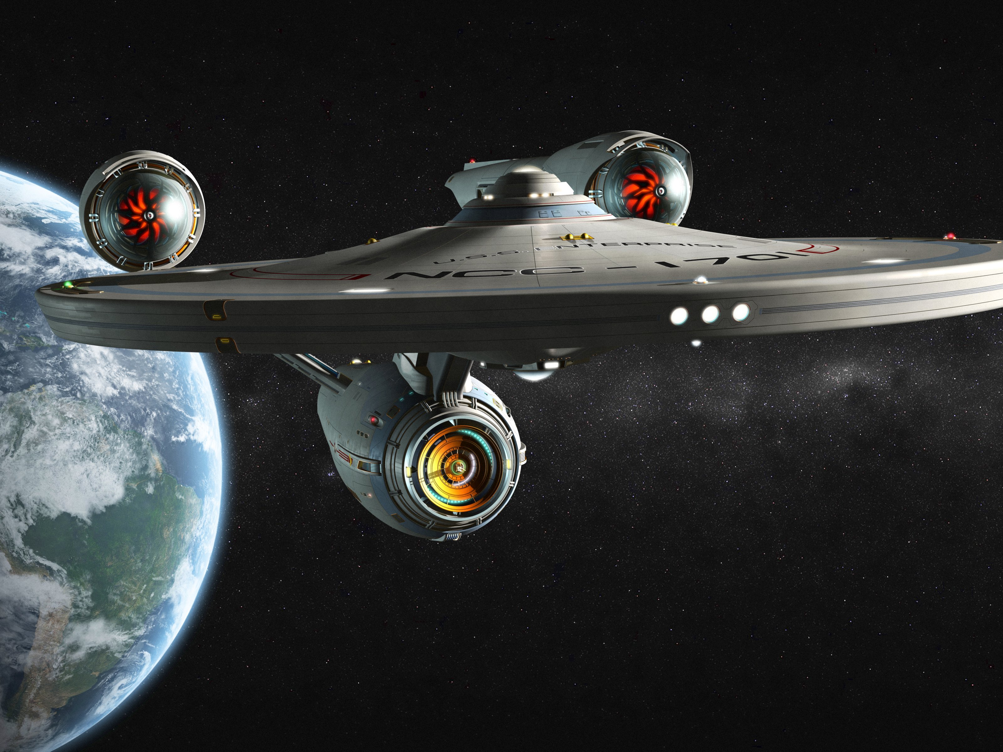 star, Trek, Sci fi, Action, Futuristic, Disney, Space, Spaceship Wallpaper