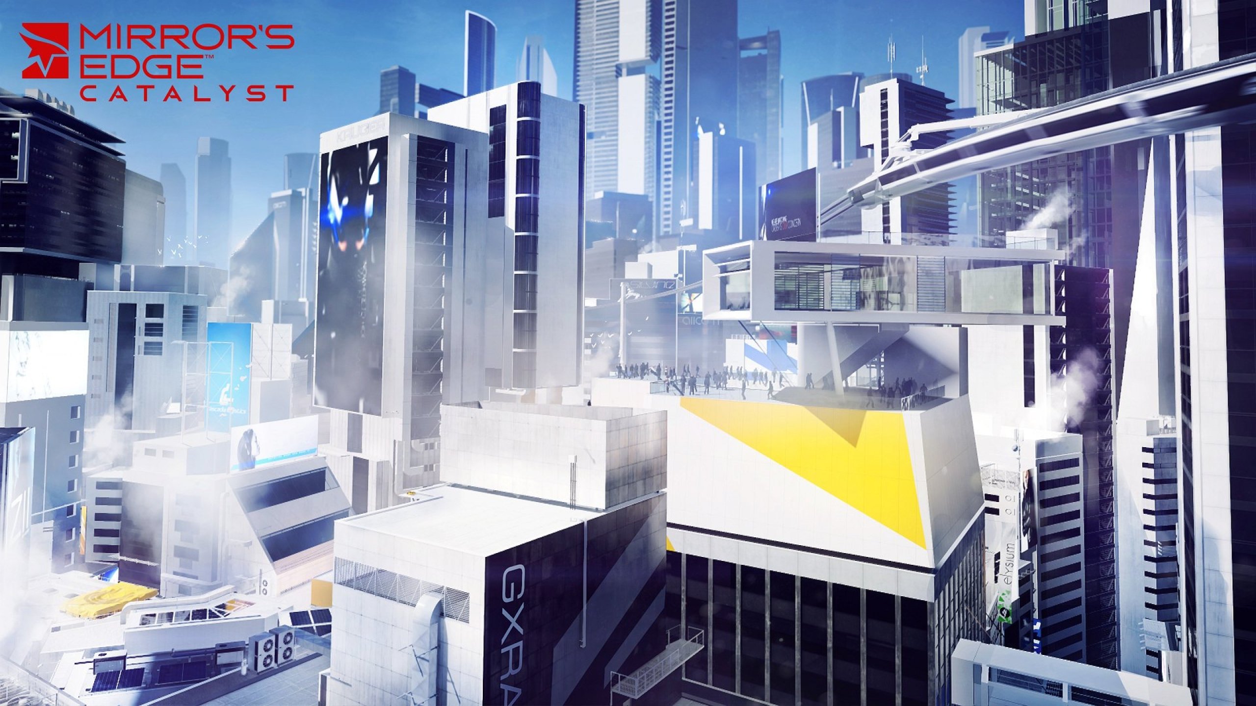 mirrors, Edge, Action, Fighting, Warrior, Platform, Sci fi, Futuristic, Poster Wallpaper