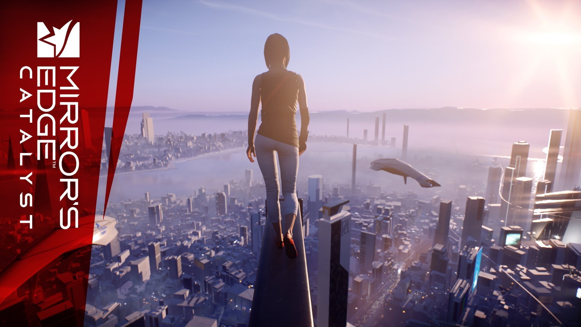 mirrors, Edge, Action, Fighting, Warrior, Platform, Sci fi, Futuristic, Poster Wallpaper