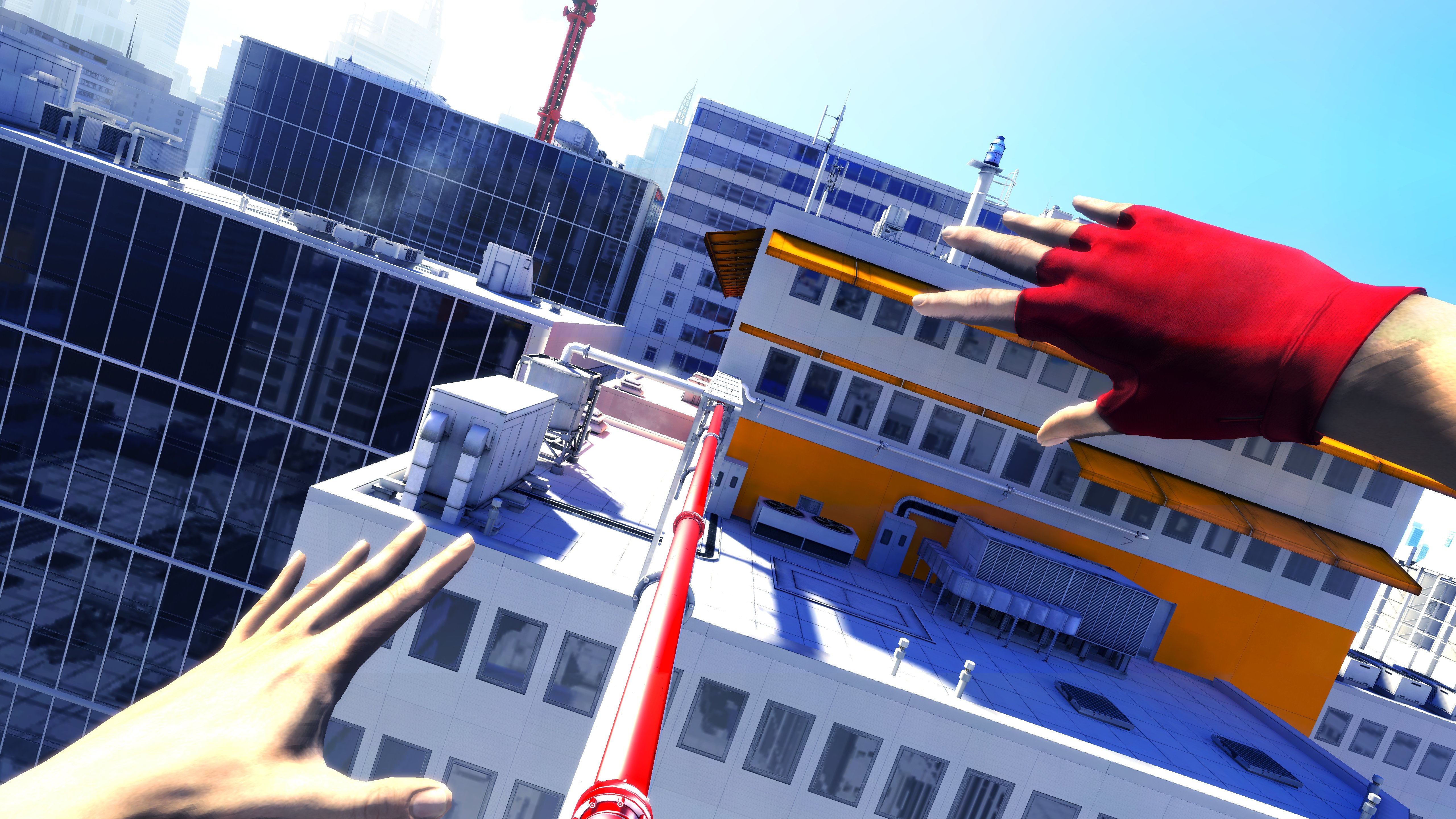 mirrors, Edge, Action, Fighting, Warrior, Platform, Sci fi, Futuristic Wallpaper