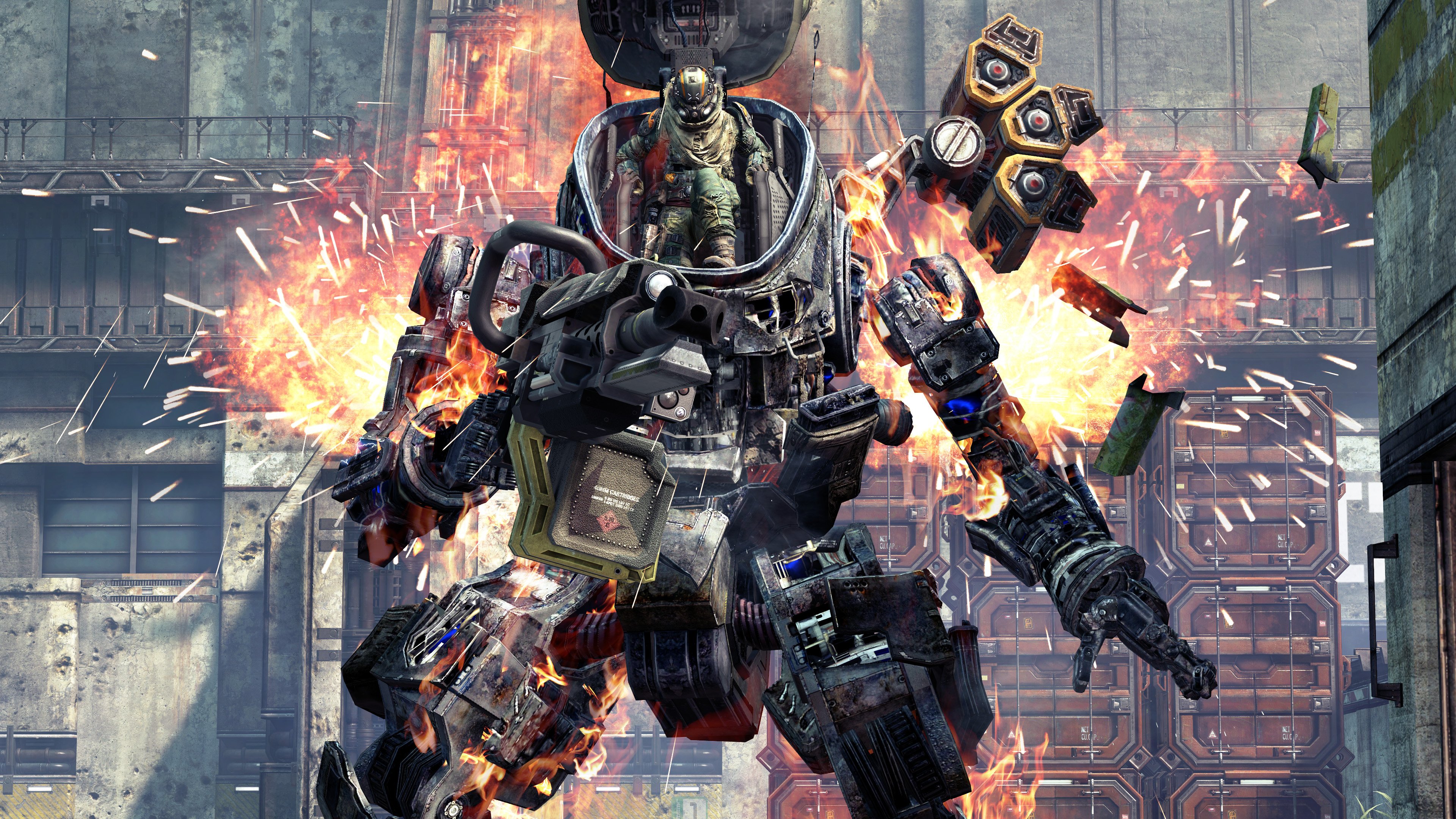 titanfall, Sci fi, Mecha, Robot, Futuristic, Mecha, Warrior Wallpaper