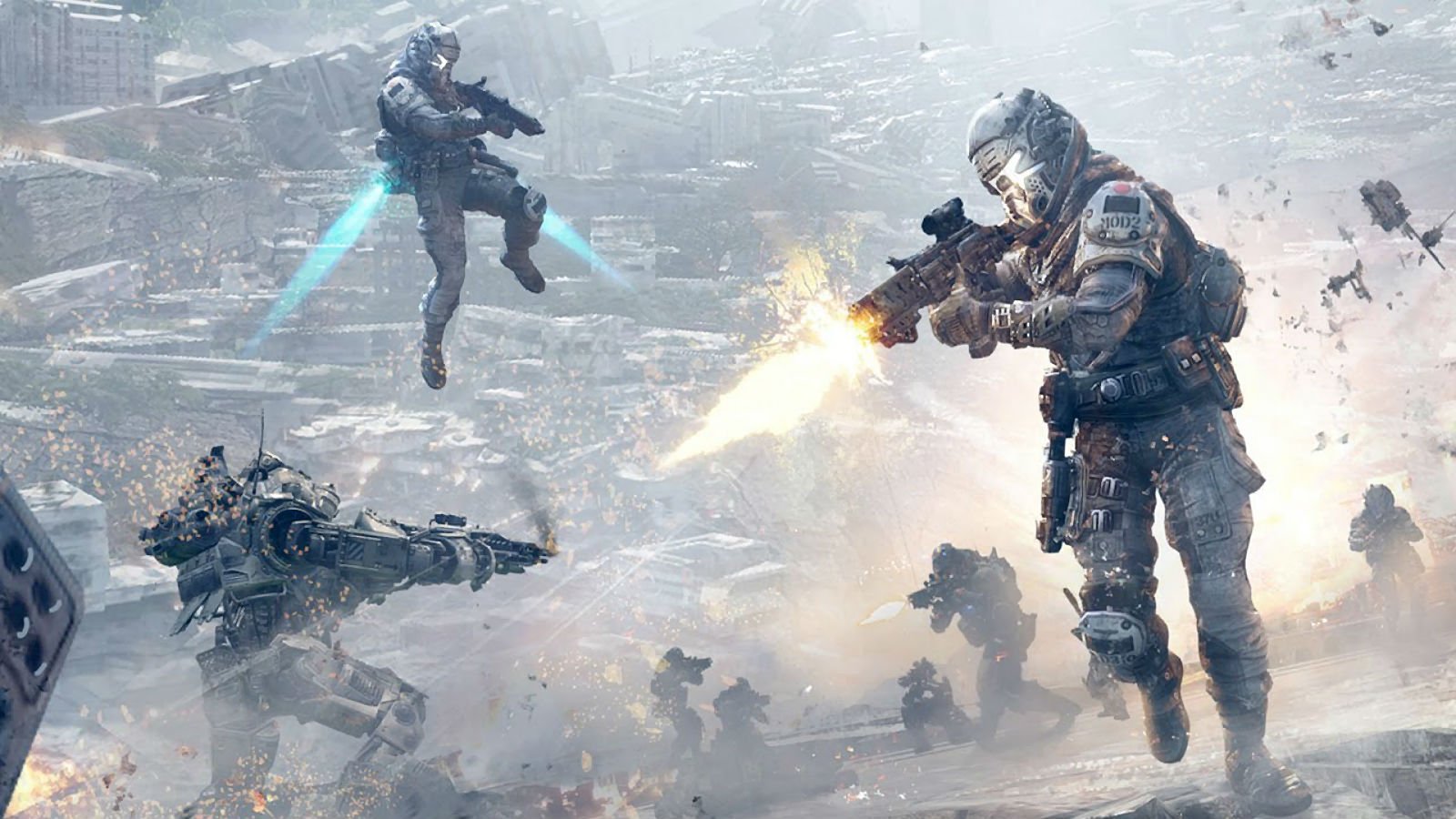 titanfall, Sci fi, Mecha, Robot, Futuristic, Mecha, Warrior Wallpaper