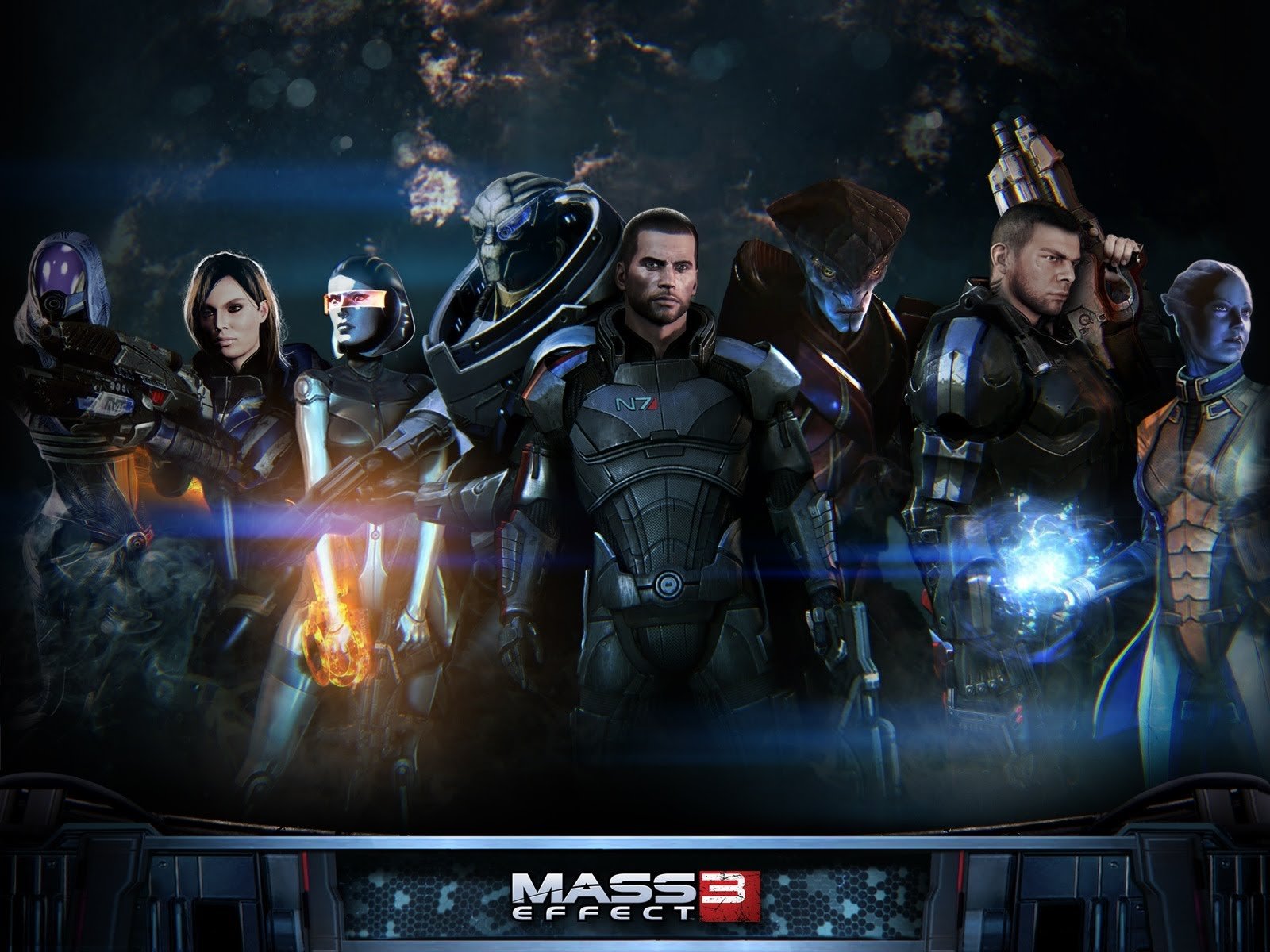 mass, Effect, Sci fi, Futuristic, Shooter, Action, Fighting, Warrior, Poster Wallpaper