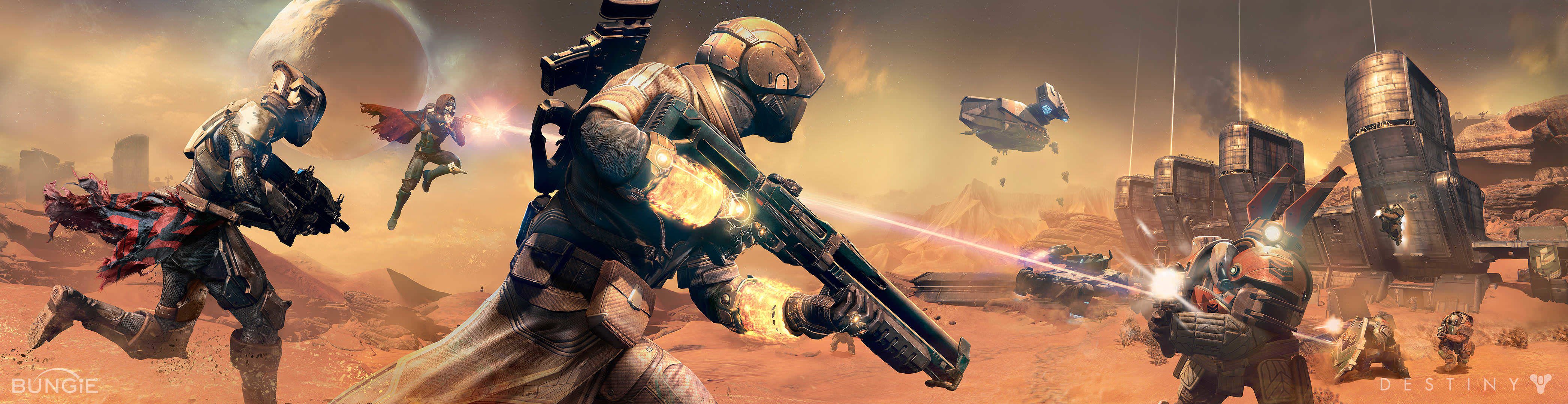 destiny, Sci fi, Shooter, Fps, Action, Fighting, Futuristic, Warrior, Fantasy, Mmo, Online, Rpg Wallpaper