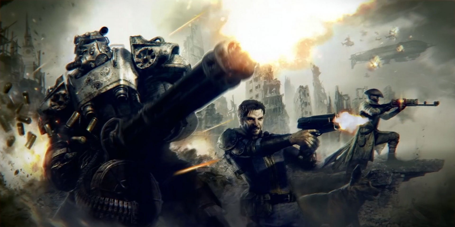 fallout, Sci fi, Warrior, Action, Fighting, Shooter, Sci fi, Futuristic Wallpaper