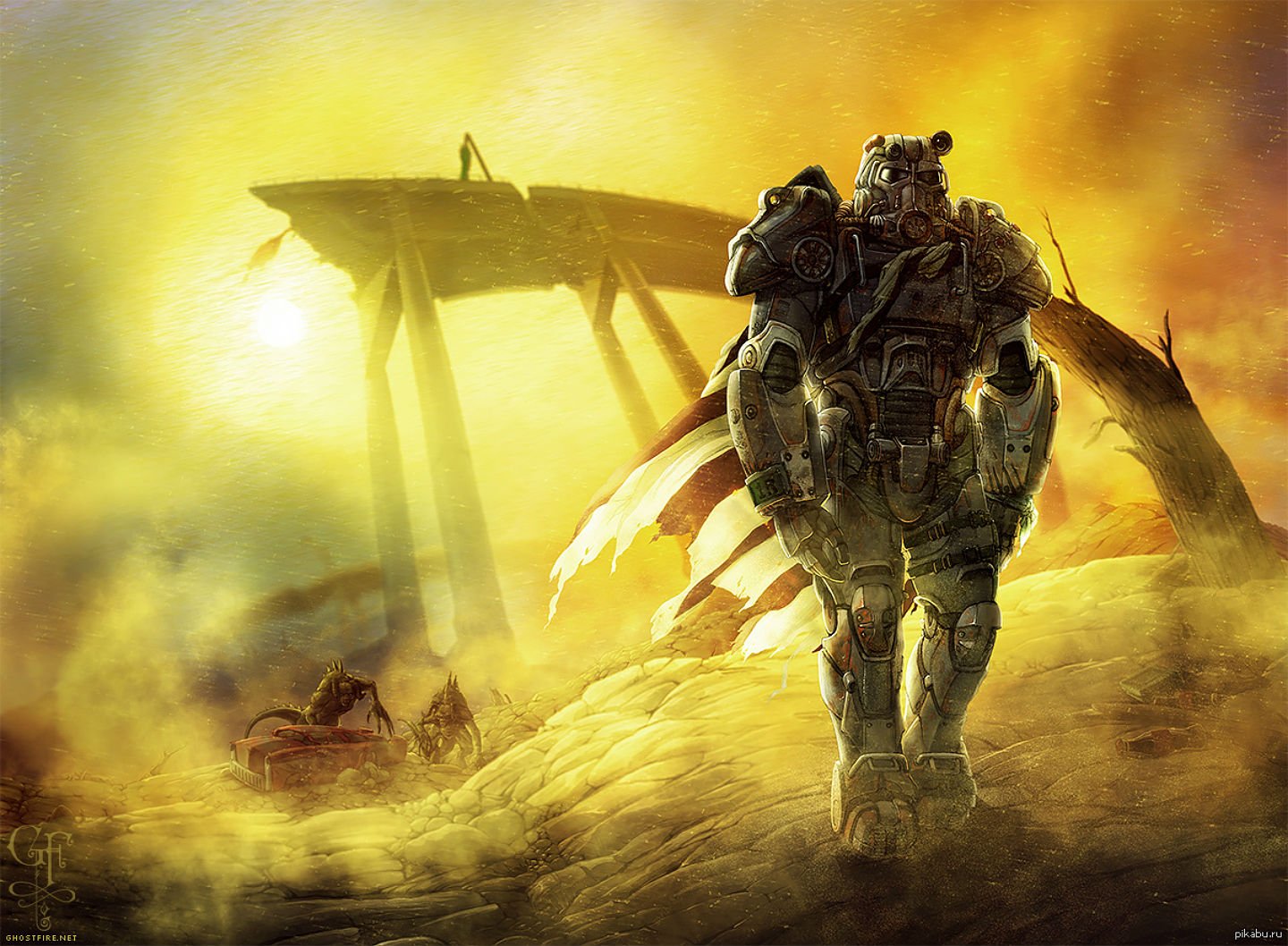 fallout, Sci fi, Warrior, Action, Fighting, Shooter, Sci fi, Futuristic, Apocalyptic Wallpaper