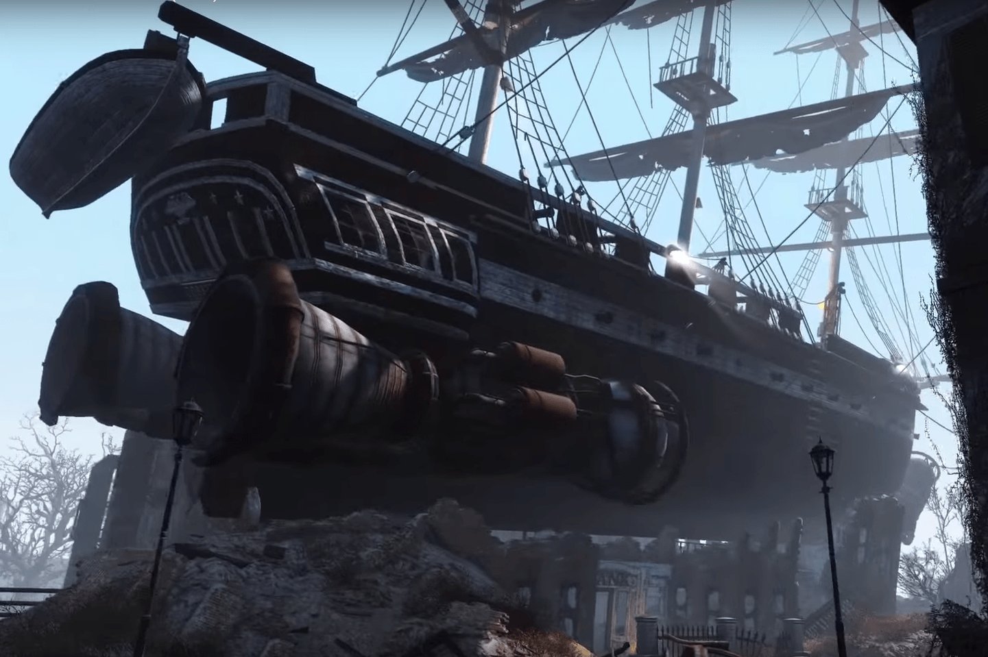 Fallout 4 боевые лодки яхты корабли создай свой собственный флот фото 24