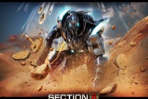 section, 8, Action, Fighting, Futuristic, Sci fi, Warrior, Shooter, 1sect8, Fps, Armor, Suit, Poster