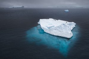 iceberg, Ocean, Penguins, Antarctica