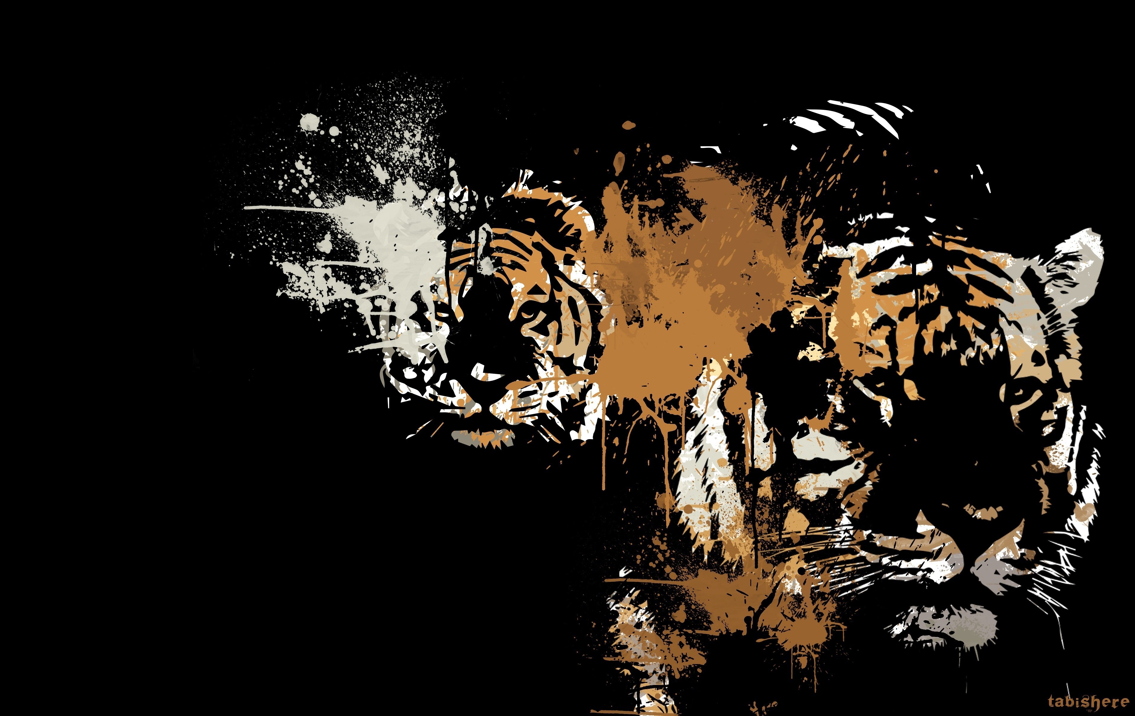 vector, Graphics, Tigers, Animals, Tiger Wallpaper