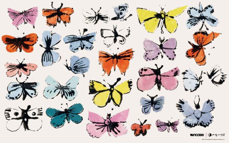 andy, Warhol, Incase, Butterflies HD Wallpaper Desktop Background