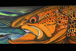 fishing, Fish, Sport, Fishes, Bass, Trout, Artwork, Painting