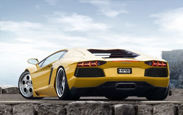 cars, Italian, Supercars, Lamborghini, Aventador, Yellow, Cars HD Wallpaper Desktop Background