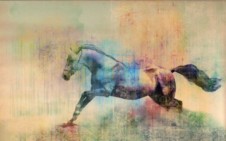 horses, Painting, Art, Animals, Horse HD Wallpaper Desktop Background