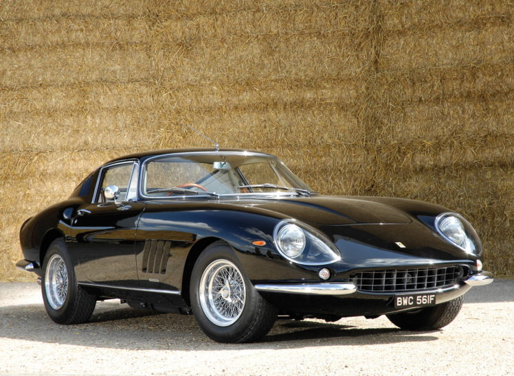 ferrari, 275, Gtb, 4, 1967, Vehicles, Cars, Auto, Classic, Retro, Black, Exotic HD Wallpaper Desktop Background