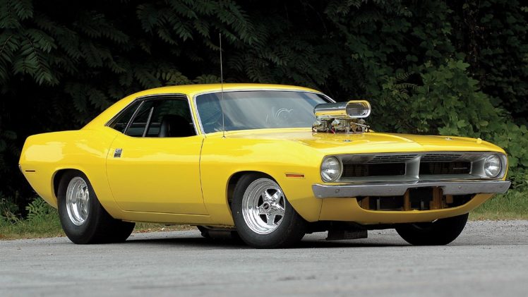 plymouth, Barracuda, Hot, Rod, Tuning, Yellow, Classic, Muscle, Car HD Wallpaper Desktop Background