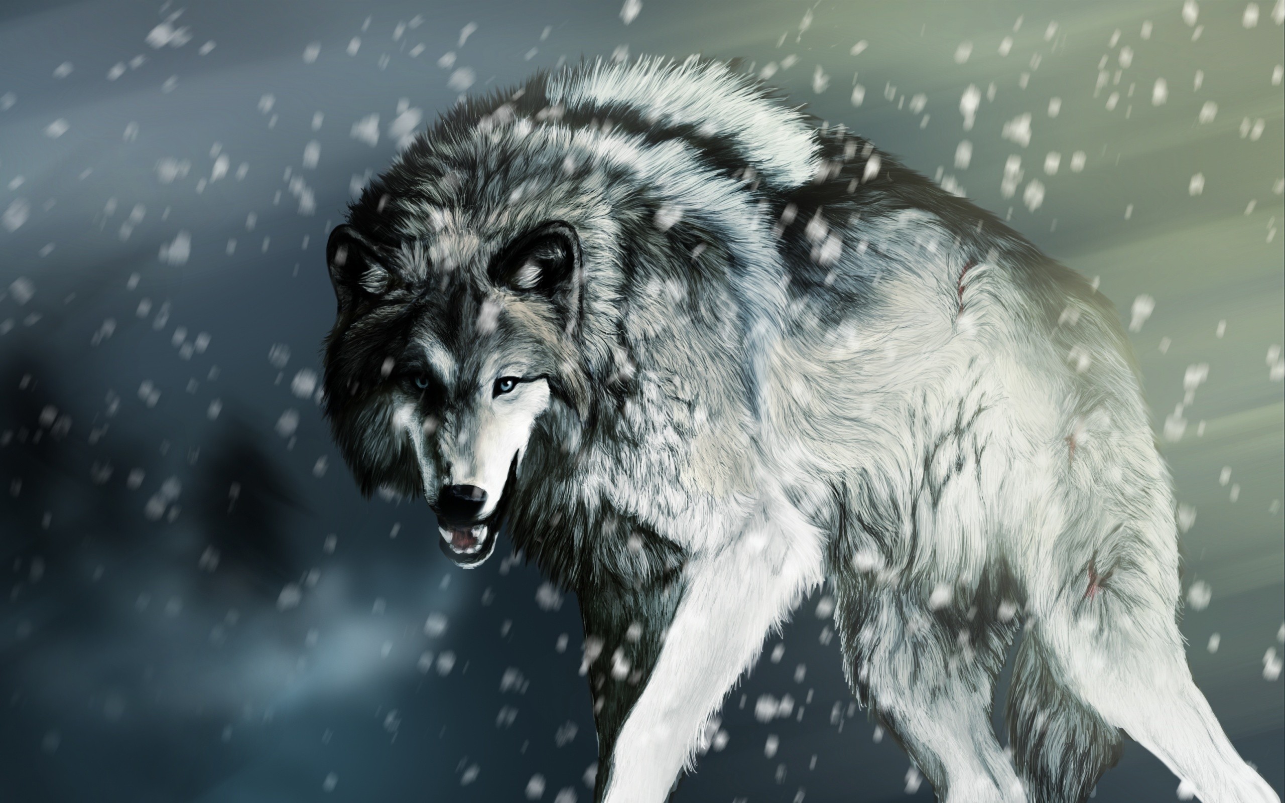hunting, Wolf Wallpaper