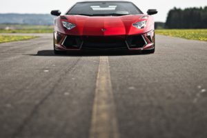 red, Aventador, On, The, Track