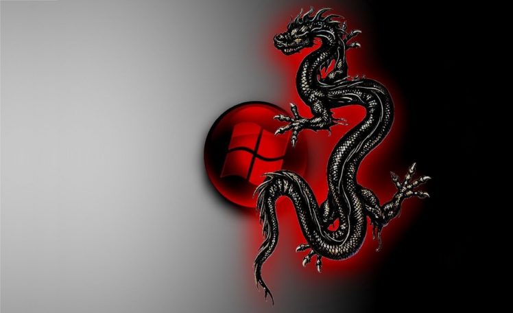 red, Dragon HD Wallpaper Desktop Background