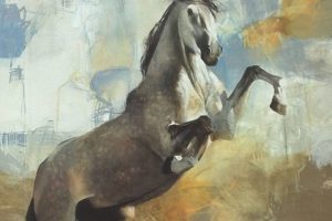art, Artist, Karen, Roehl, Painting, Untitled, Horse