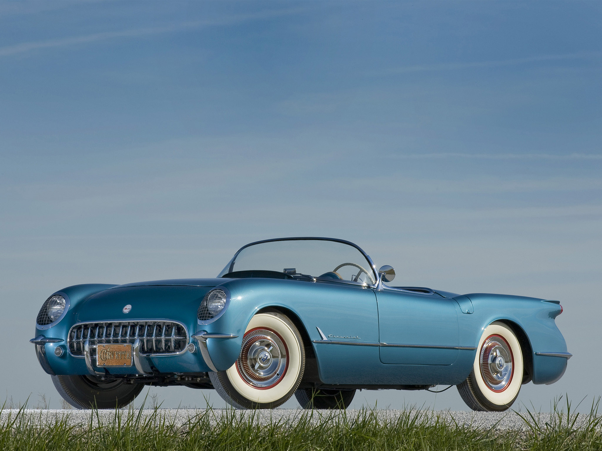 1953, Chevrolet, Corvette, C1, Retro, Supercar, Supercars, Muscle, C 1 Wallpaper