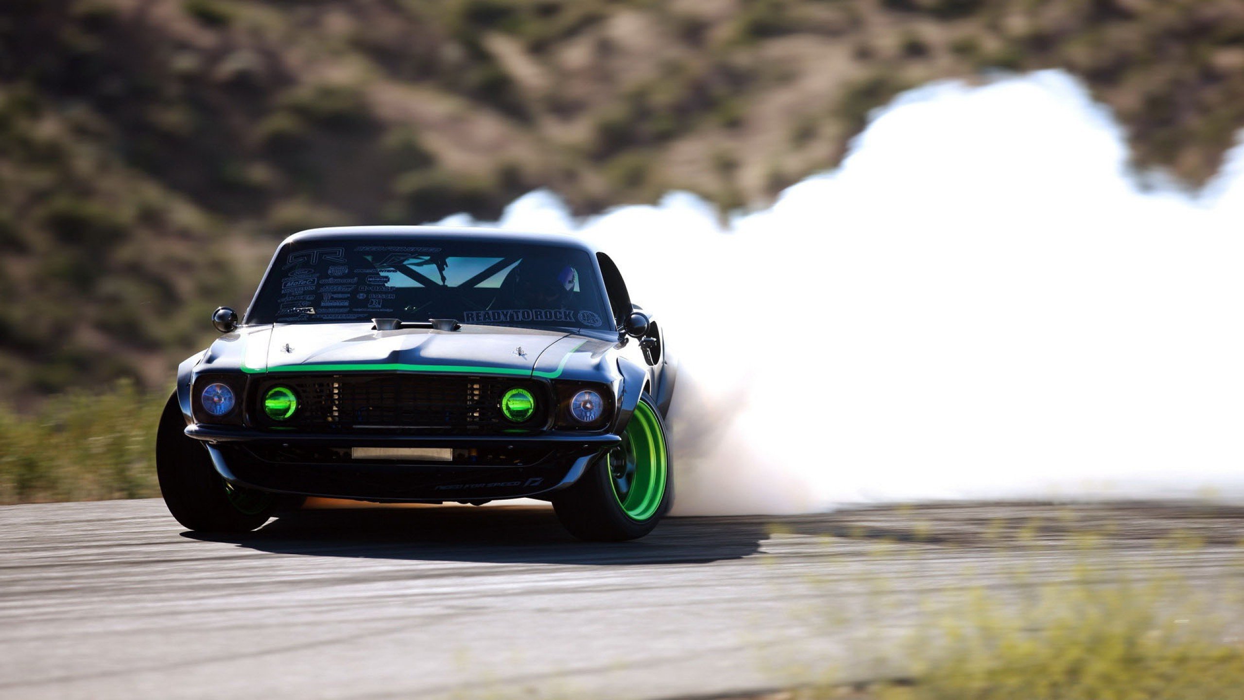 1969, Ford, Mustang, Rtr x, Drift, Race, Racing, Hot, Rod, Rods, Muscle, Classic, Need, Speed, Rtr Wallpaper