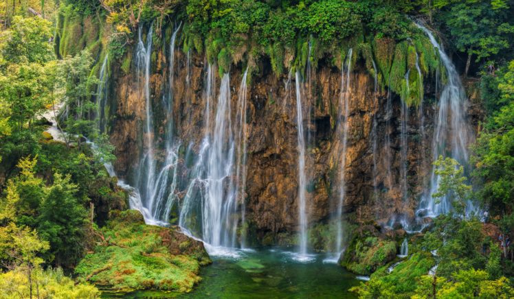 croatia, Parks, Waterfalls, Crag, Plitvice, National, Park, Nature, Wallpapers HD Wallpaper Desktop Background
