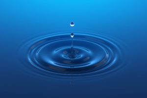 water, 3d, View, Blue, Ripples, Water, Drops, Splashes