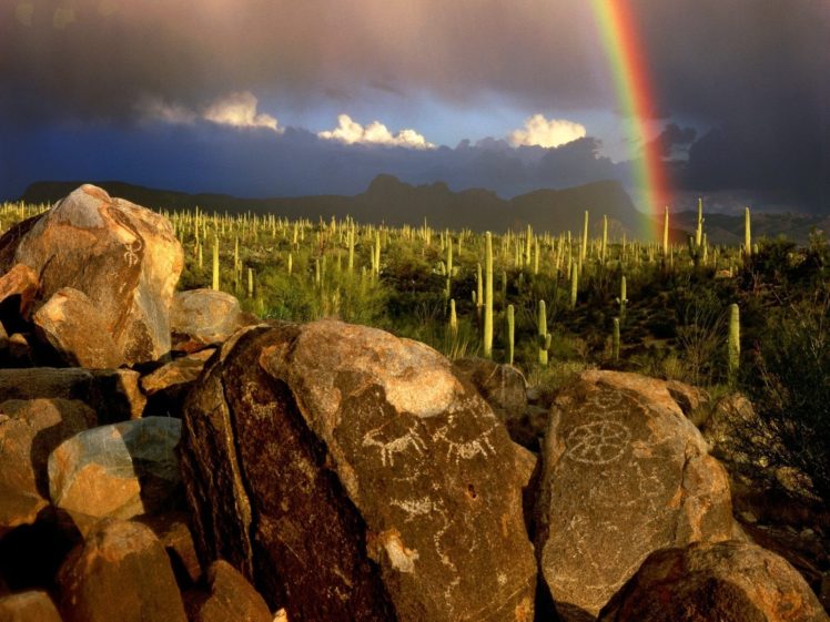 landscapes, Nature, Usa, Rainbow HD Wallpaper Desktop Background
