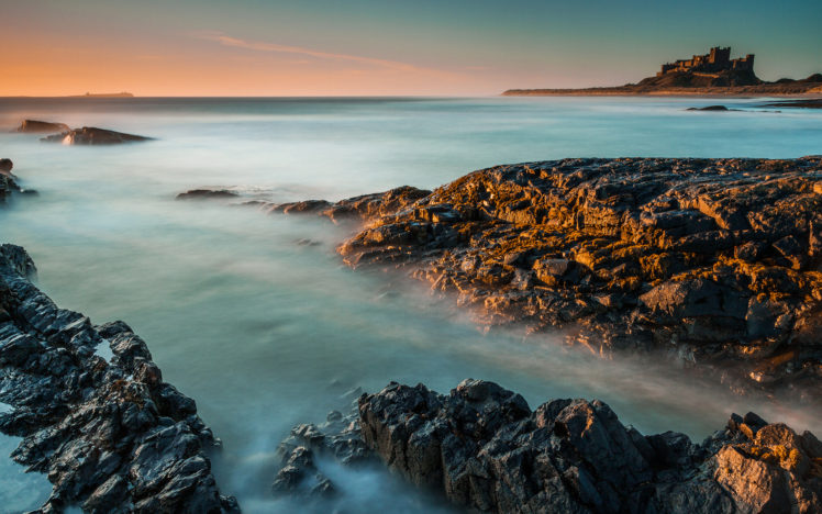 ocean, Shore, Rocks, Stones HD Wallpaper Desktop Background
