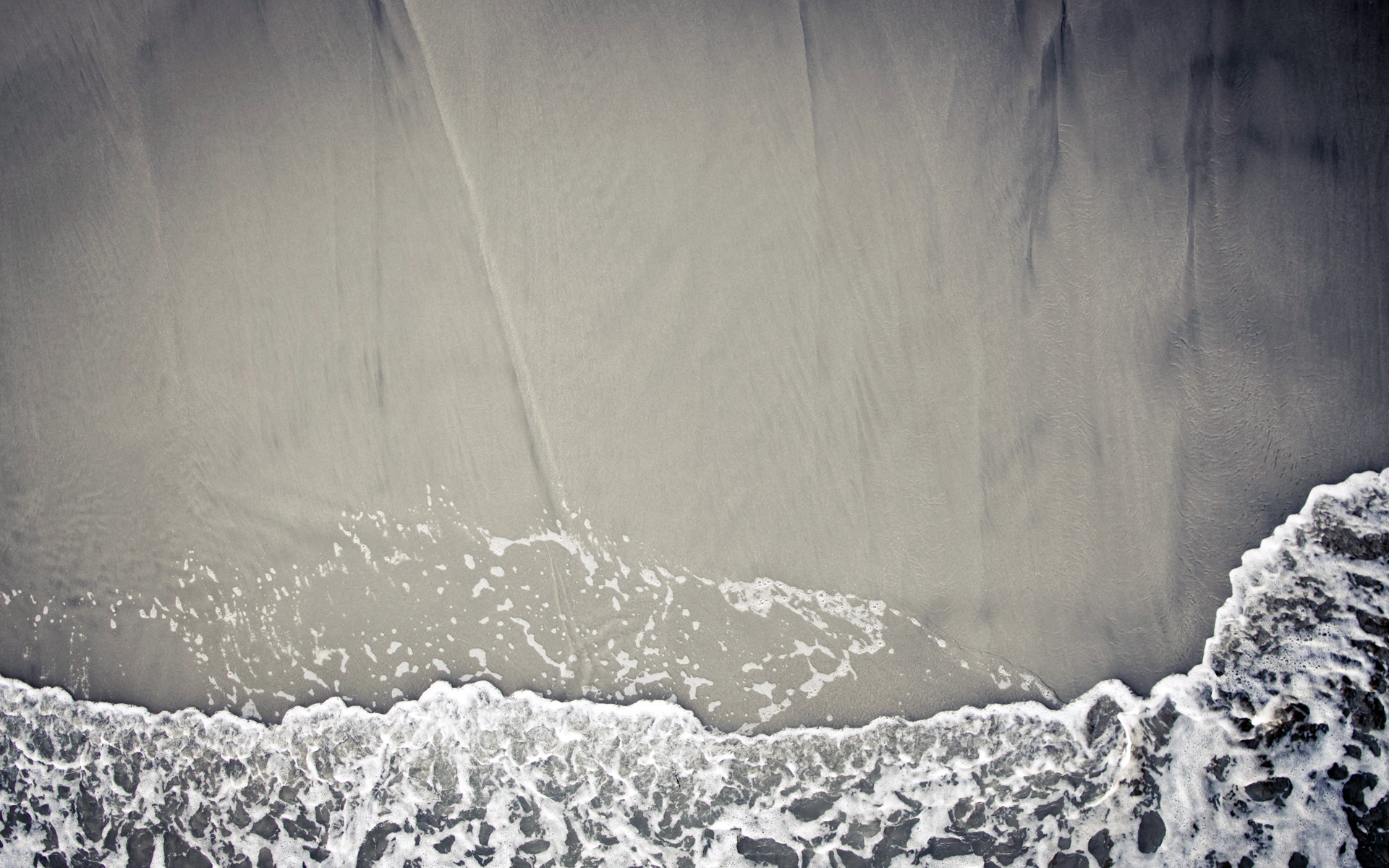 beach, Sand, Waves, Textures Wallpaper