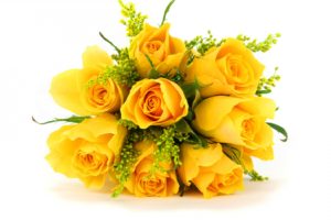 flowers, Bunch, Yellow, Roses
