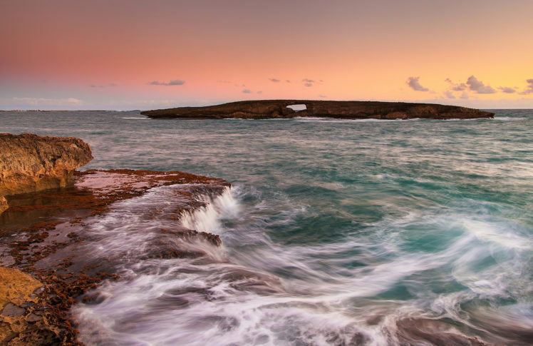 landscape, Island, Ocean, Rocks, Surf, Oahu, Hawaii, Usa HD Wallpaper Desktop Background