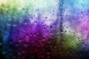 multicolor, Water, Drops, Window, Panes