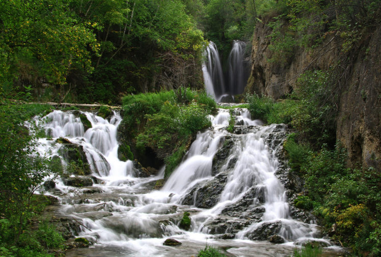 roughlock, Falls, Spearfish, Canyon, South, Dakota, Cascade, Waterfall HD Wallpaper Desktop Background