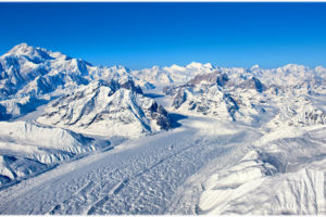 mountains, The, Himalayas, And, Peaks, Slopes, Snow, Ice, Sky