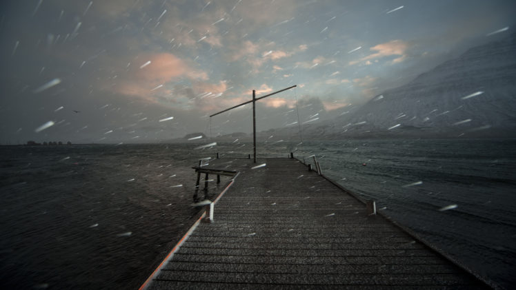 river, Timelapse, Trees, Rocks, Stones, Winter, Snow, Storm, Ocean, Sea, Bokeh, Drops HD Wallpaper Desktop Background