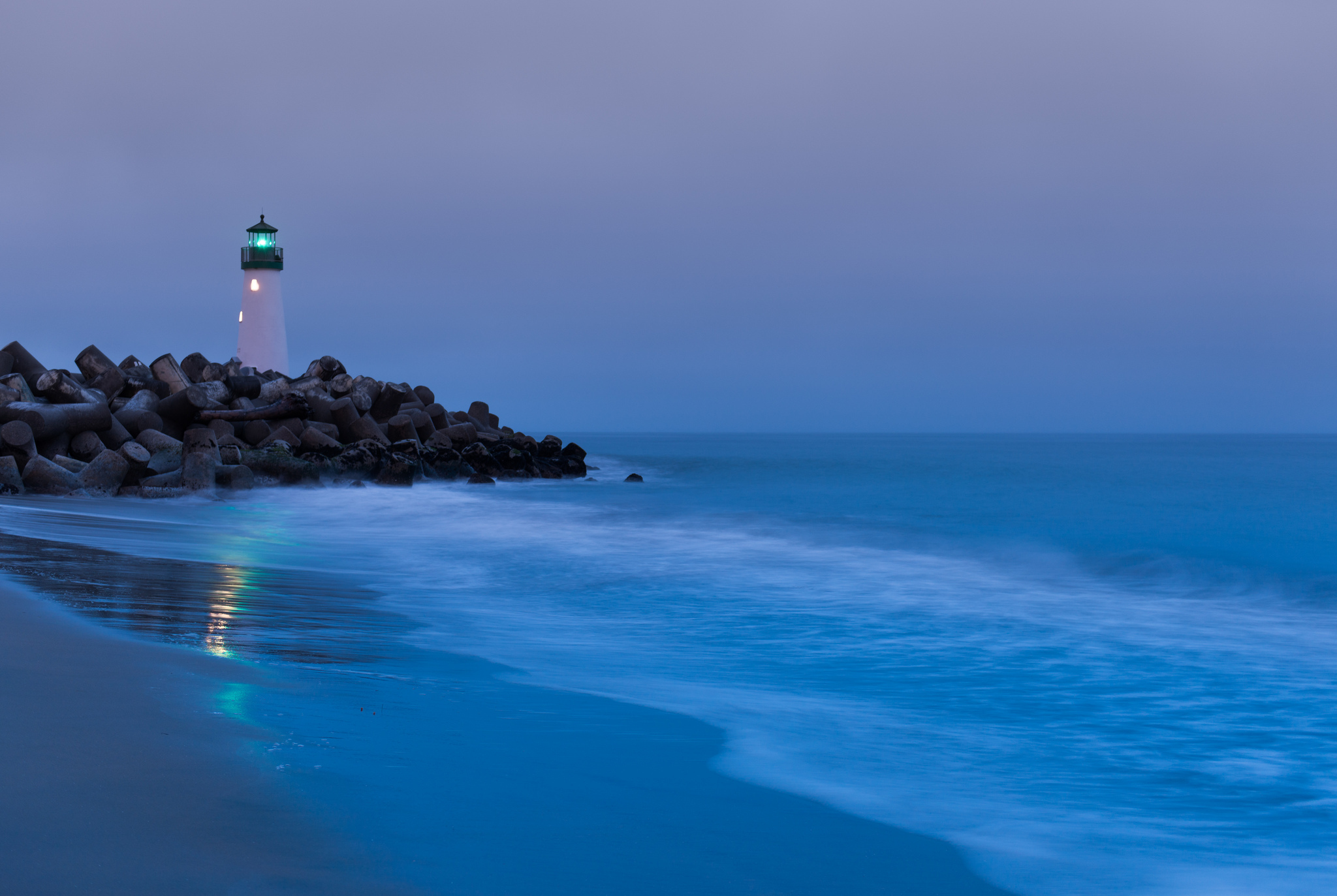 usa, California, Lighthouse, Light, Rocks, Beach, Sand, Surf, Ocean Wallpaper