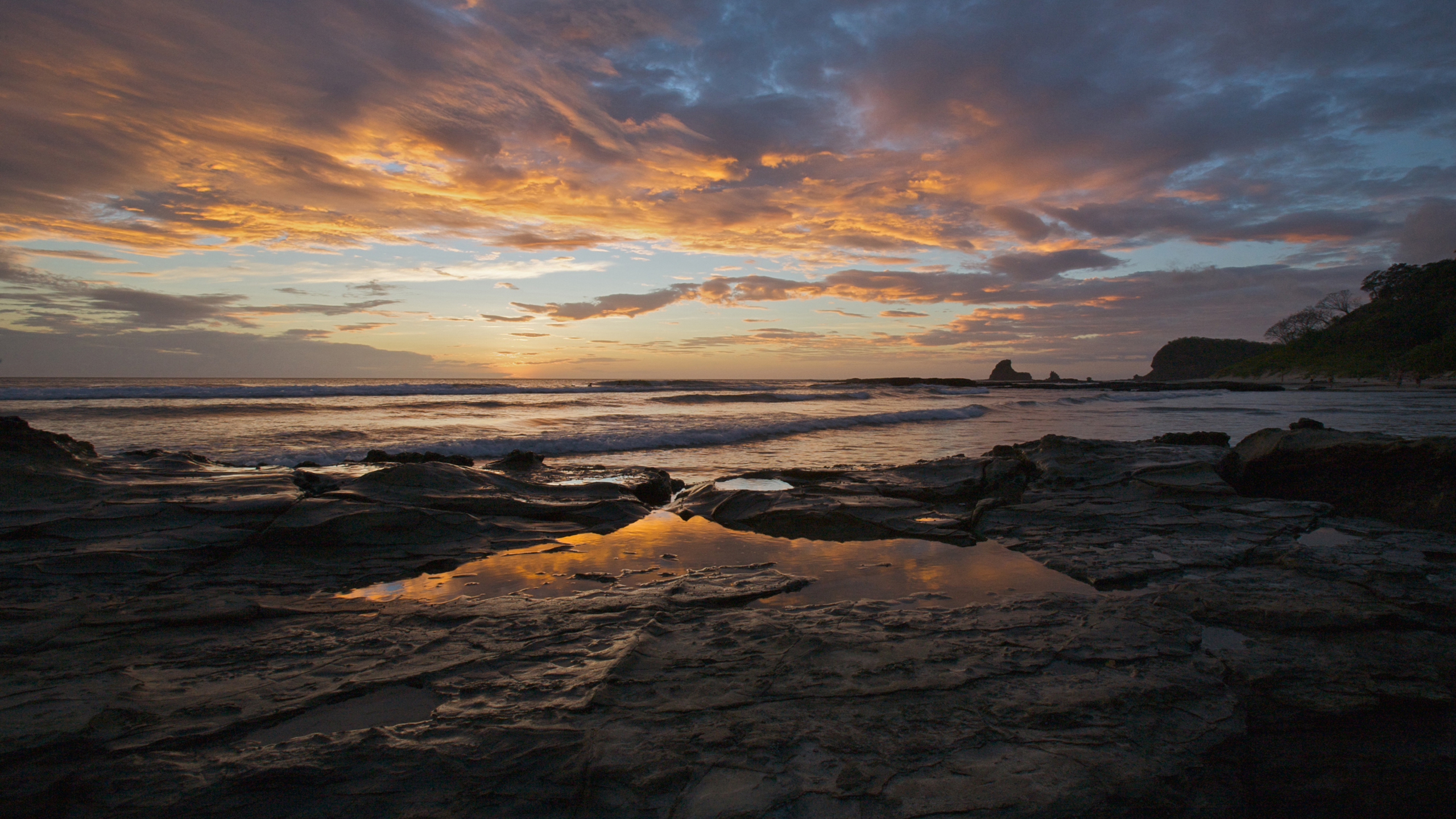 water, Clouds, Landscapes, Beaches Wallpaper