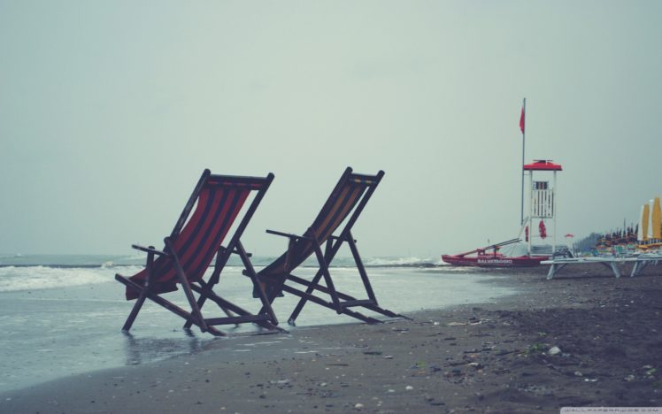 chairs, Lonely, Island, Time, Loneliness, Long HD Wallpaper Desktop Background