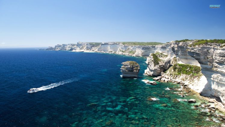 water, Nature, Corsica, Sea HD Wallpaper Desktop Background