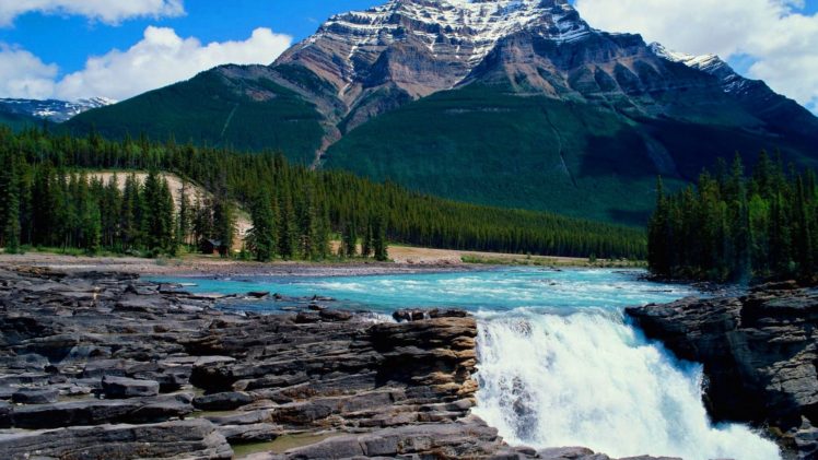 mountains, Landscapes, Nature, Lakes, National, Park, Jasper, National, Park HD Wallpaper Desktop Background