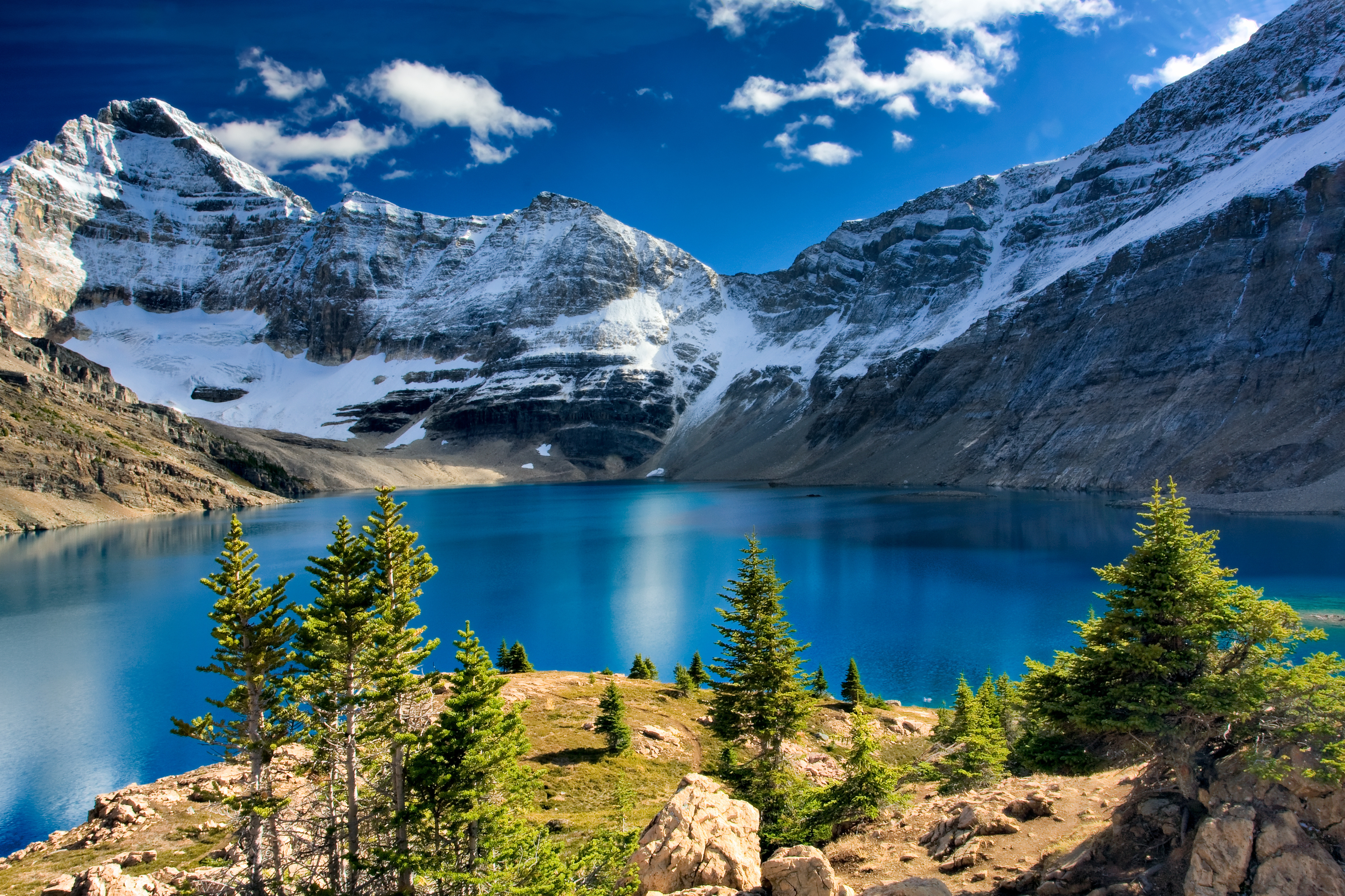 Nature Mountain Forest Landscape Fog Lake Ultrahd 4k Wallpaper 