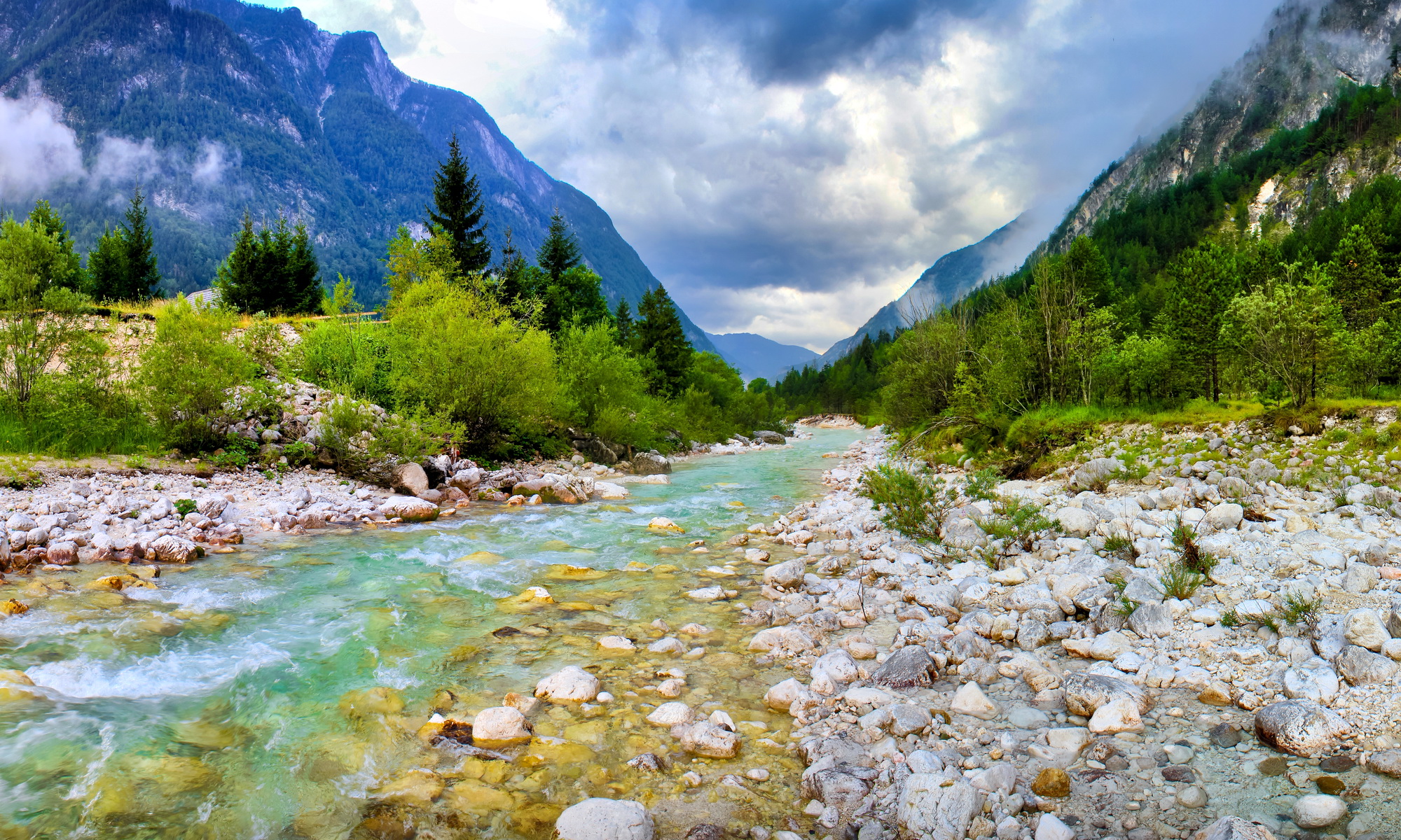 river, Sunset, Nature, Mountain, Landscape, Fog, Tree, Cloud, Hd ...