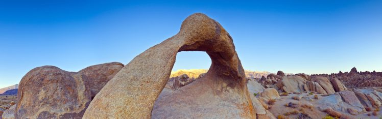 deserts, Arches, Rock, Formations, Panoramic HD Wallpaper Desktop Background