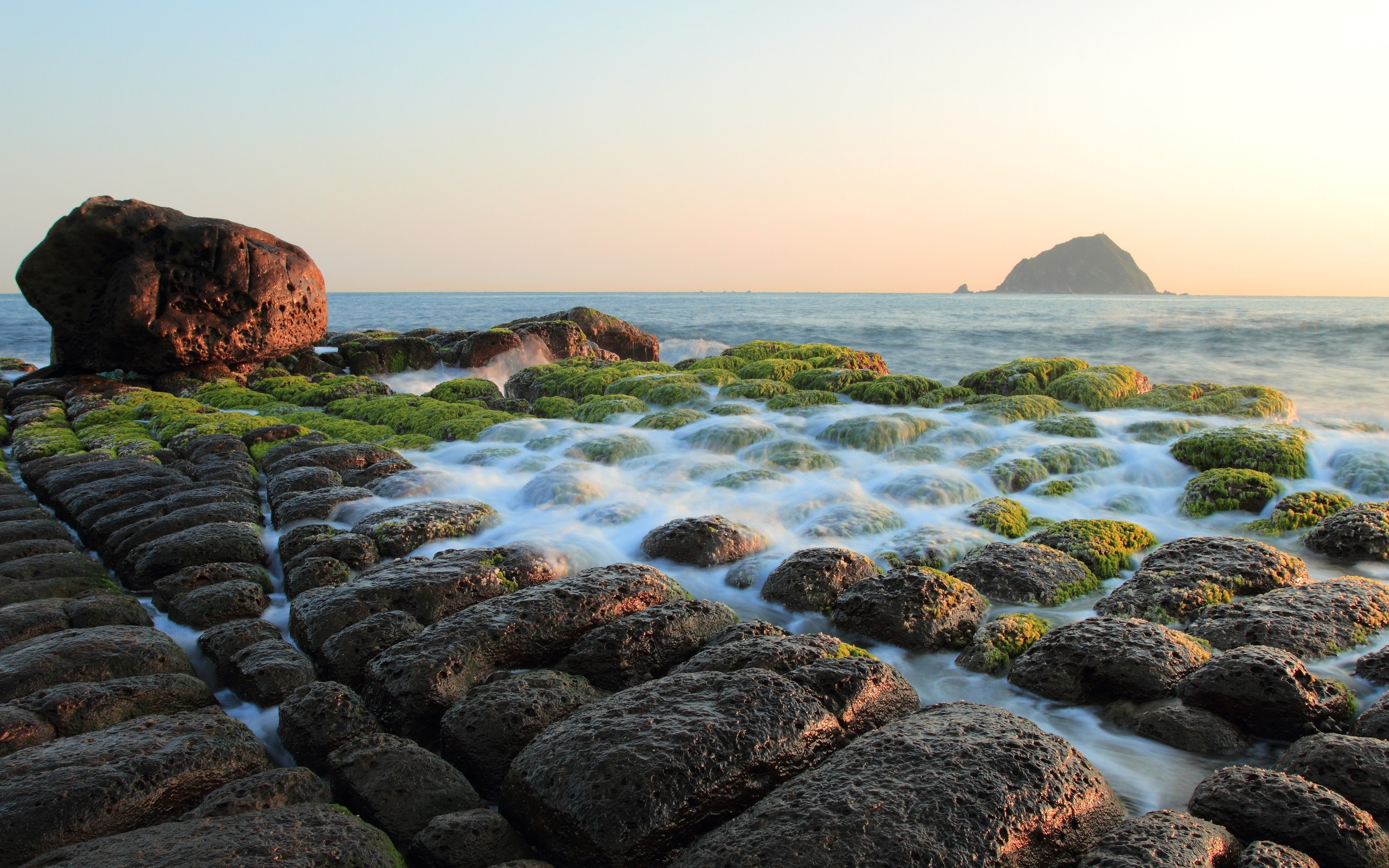 cube, Stones, Beach Wallpaper