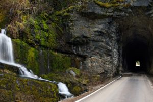 tunnels, Idaho, South, Roads, Waterfalls, Photo, Manipulation