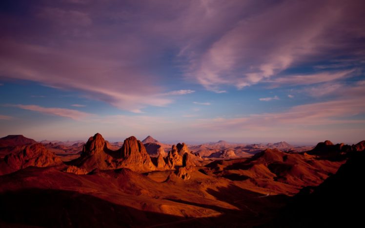 landscapes, Deserts, Skyscapes, Algeria HD Wallpaper Desktop Background