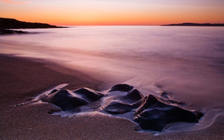 landscapes, Sand, Dawn, Beaches HD Wallpaper Desktop Background